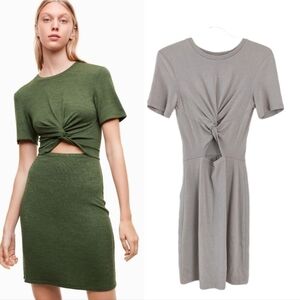 Wilfred Free Katz Knot Dress grey XS B5